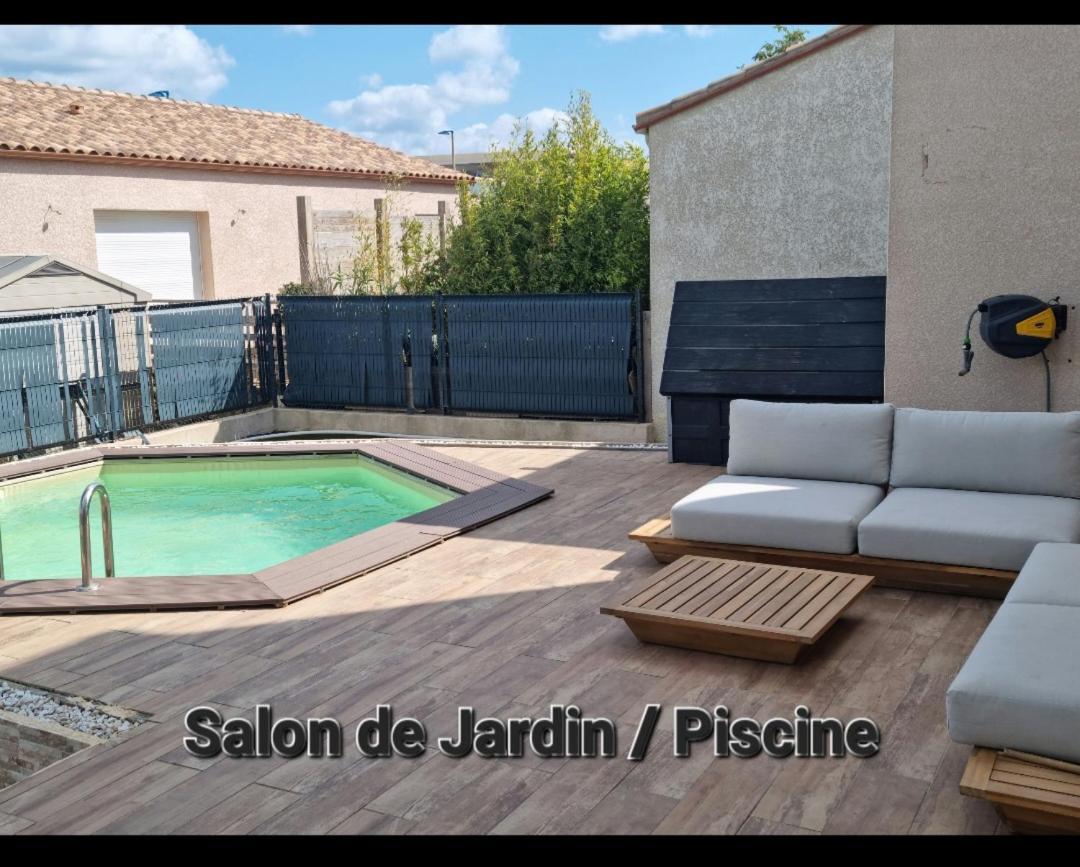 Maison 8 Couchages Clim, Plage A Pied, Petite Piscine Пор-ла-Нувел Екстериор снимка