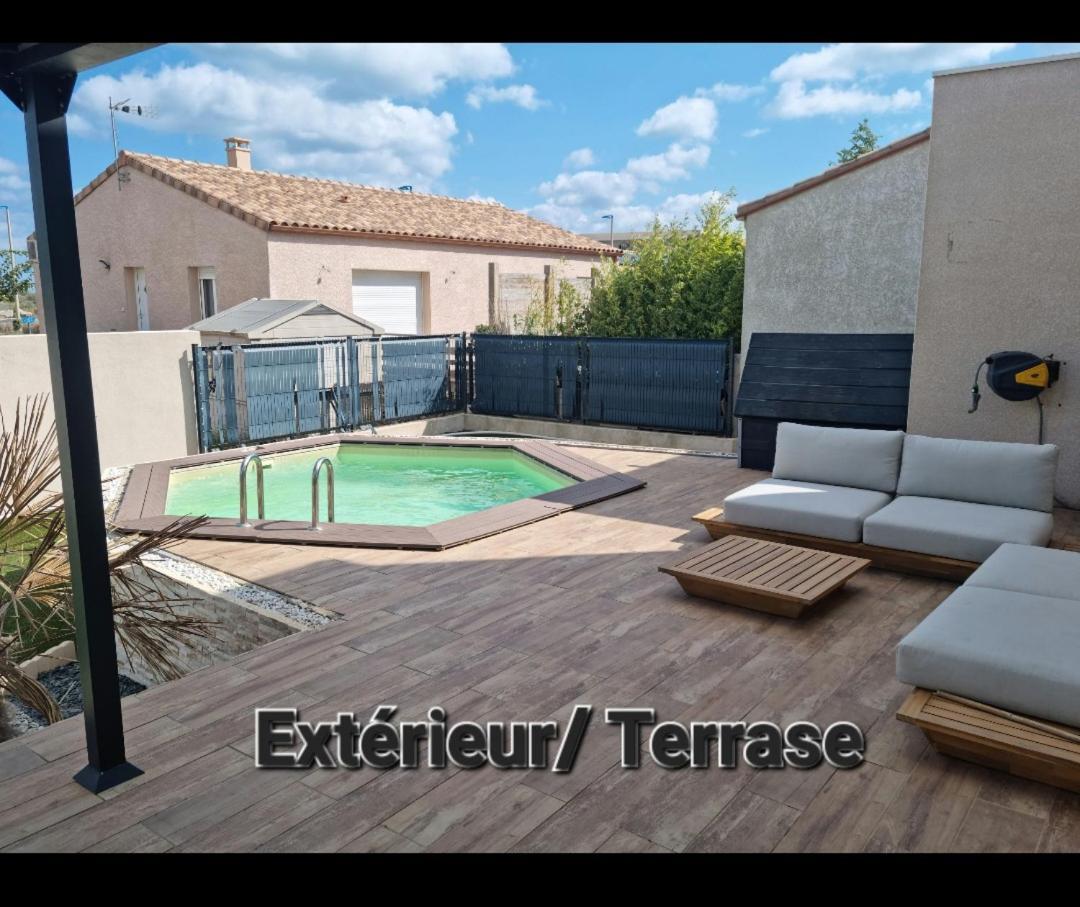 Maison 8 Couchages Clim, Plage A Pied, Petite Piscine Пор-ла-Нувел Екстериор снимка