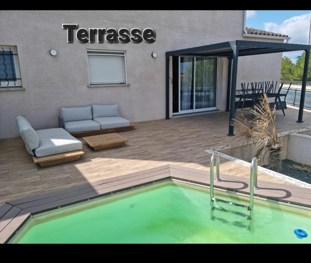 Maison 8 Couchages Clim, Plage A Pied, Petite Piscine Пор-ла-Нувел Екстериор снимка